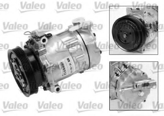 VALEO 699314 Компрессор, кондиционер для ROVER 25 (Ровер 25) VALEO 699314 Компрессор, кондиционер для ROVER 25 (Ровер 25)