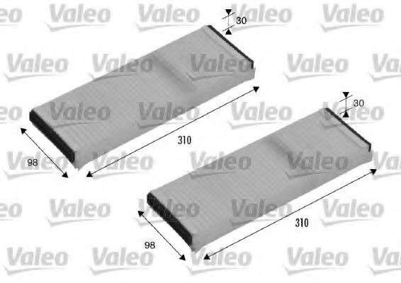 VALEO 715500 Фильтр, воздух во внутренном пространстве для AUDI (Ауди) VALEO 715500 Фильтр, воздух во внутренном пространстве для AUDI (Ауди)