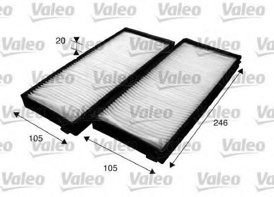 VALEO 715618 Фильтр, воздух во внутренном пространстве для KIA MENTOR (Киа Мэнтор) VALEO 715618 Фильтр, воздух во внутренном пространстве для KIA MENTOR (Киа Мэнтор)