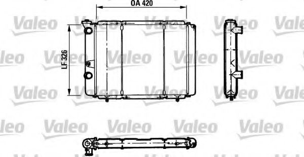 VALEO 730011 Радиатор, охлаждение двигателя для RENAULT FUEGO (Рено Фуэго) VALEO 730011 Радиатор, охлаждение двигателя для RENAULT FUEGO (Рено Фуэго)