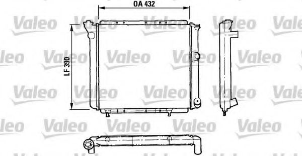 VALEO 730013 Радиатор, охлаждение двигателя для RENAULT 9 (Рено 9) VALEO 730013 Радиатор, охлаждение двигателя для RENAULT 9 (Рено 9)