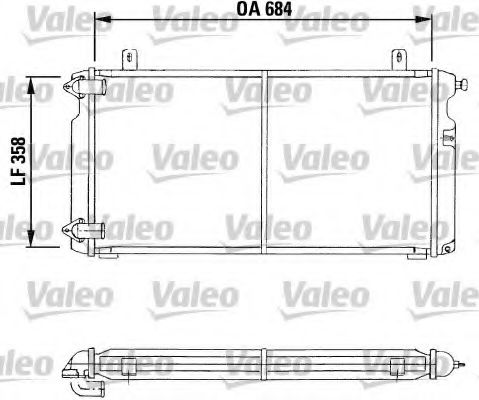 VALEO 730014 Радиатор, охлаждение двигателя для CITROëN (Cитроëн) VALEO 730014 Радиатор, охлаждение двигателя для CITROëN (Cитроëн)