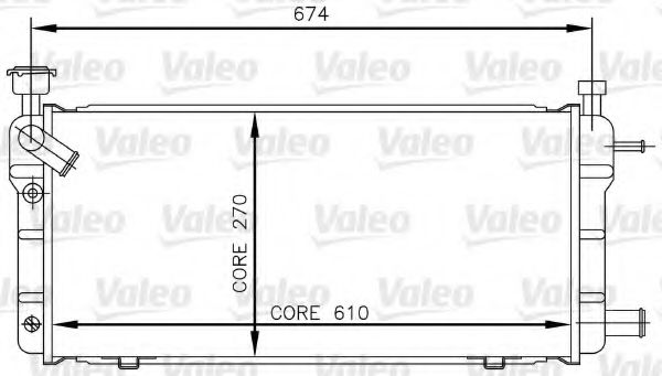 VALEO 730018 Радиатор, охлаждение двигателя для PEUGEOT 205 II (Пежо 205 2) VALEO 730018 Радиатор, охлаждение двигателя для PEUGEOT 205 II (Пежо 205 2)