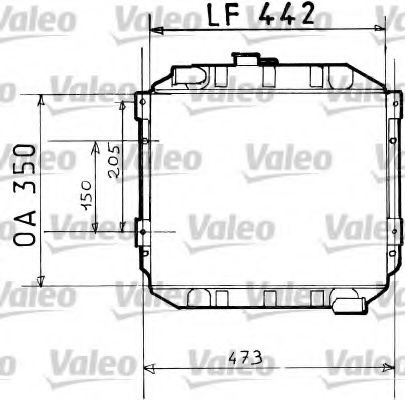VALEO 730110 Радиатор, охлаждение двигателя для FORD GRANADA (Форд Гранада) VALEO 730110 Радиатор, охлаждение двигателя для FORD GRANADA (Форд Гранада)