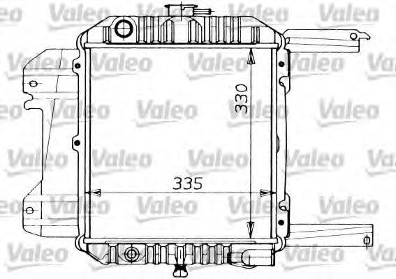 VALEO 730261 Радиатор, охлаждение двигателя для NISSAN (Ниссан) VALEO 730261 Радиатор, охлаждение двигателя для NISSAN (Ниссан)