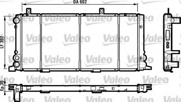 VALEO 730348 Радиатор, охлаждение двигателя для AUDI 80 (Ауди 80) VALEO 730348 Радиатор, охлаждение двигателя для AUDI 80 (Ауди 80)