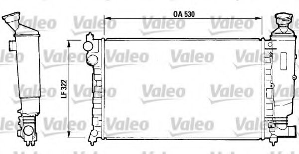 VALEO 730368 Радиатор, охлаждение двигателя для PEUGEOT (Пежо) VALEO 730368 Радиатор, охлаждение двигателя для PEUGEOT (Пежо)