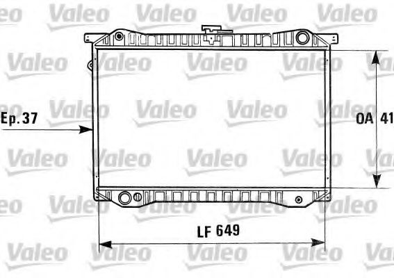 VALEO 730410 Радиатор, охлаждение двигателя для NISSAN (Ниссан) VALEO 730410 Радиатор, охлаждение двигателя для NISSAN (Ниссан)