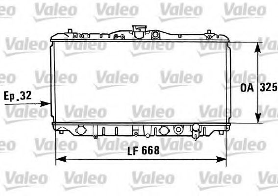 VALEO 730430 Радиатор, охлаждение двигателя для HONDA PRELUDE III (Хонда Прэлудэ 3) VALEO 730430 Радиатор, охлаждение двигателя для HONDA PRELUDE III (Хонда Прэлудэ 3)