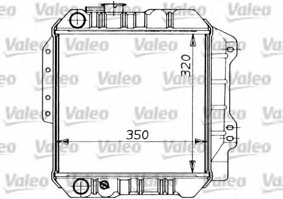 VALEO 730460 Радиатор, охлаждение двигателя 