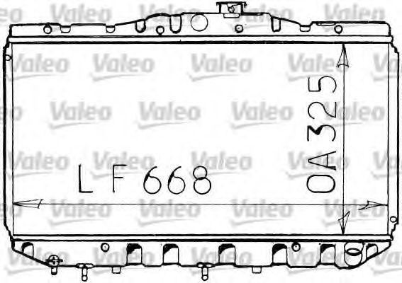 VALEO 730479 Радиатор, охлаждение двигателя 