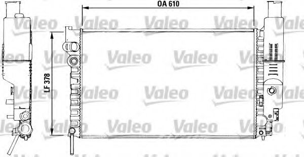 VALEO 730512 Радиатор, охлаждение двигателя для PEUGEOT (Пежо) VALEO 730512 Радиатор, охлаждение двигателя для PEUGEOT (Пежо)