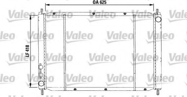 VALEO 730591 Радиатор, охлаждение двигателя для HONDA (Хонда) VALEO 730591 Радиатор, охлаждение двигателя для HONDA (Хонда)