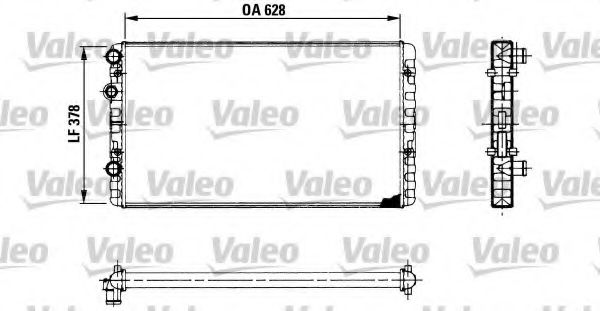 VALEO 730955 Радиатор, охлаждение двигателя для VOLKSWAGEN DERBY (Фольксваген Дэрбъ) VALEO 730955 Радиатор, охлаждение двигателя для VOLKSWAGEN DERBY (Фольксваген Дэрбъ)