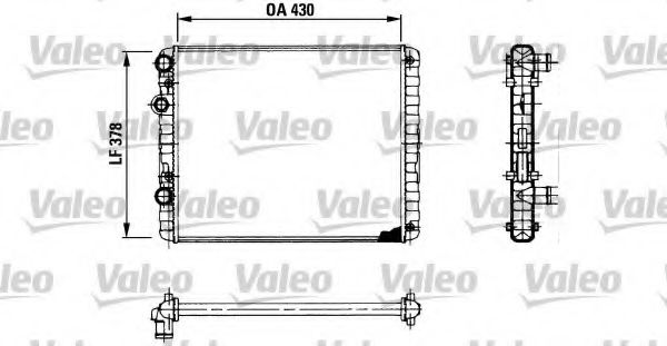 VALEO 730956 Радиатор, охлаждение двигателя для VOLKSWAGEN DERBY (Фольксваген Дэрбъ) VALEO 730956 Радиатор, охлаждение двигателя для VOLKSWAGEN DERBY (Фольксваген Дэрбъ)