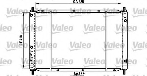 VALEO 730970 Радиатор, охлаждение двигателя для ROVER (Ровер) VALEO 730970 Радиатор, охлаждение двигателя для ROVER (Ровер)