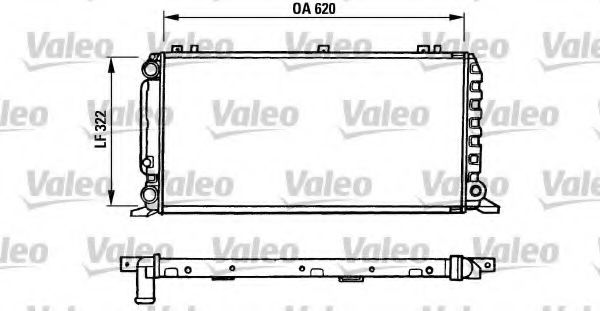 VALEO 730972 Радиатор, охлаждение двигателя для AUDI 90 (Ауди 90) VALEO 730972 Радиатор, охлаждение двигателя для AUDI 90 (Ауди 90)