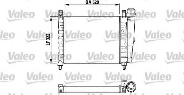 VALEO 730991 Радиатор, охлаждение двигателя для FIAT (Фиат) VALEO 730991 Радиатор, охлаждение двигателя для FIAT (Фиат)