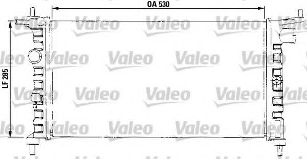 VALEO 731013 Радиатор, охлаждение двигателя для OPEL (Опель) VALEO 731013 Радиатор, охлаждение двигателя для OPEL (Опель)