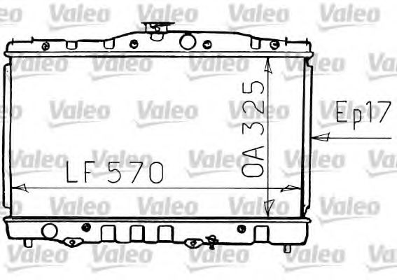 VALEO 731135 Радиатор, охлаждение двигателя для TOYOTA COROLLA FX (Тойота/тоета Cоролла инфинити фх) VALEO 731135 Радиатор, охлаждение двигателя для TOYOTA COROLLA FX (Тойота/тоета Cоролла инфинити фх)