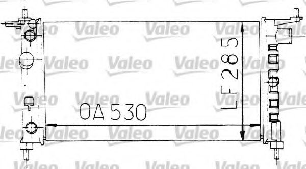 VALEO 731178 Радиатор, охлаждение двигателя для OPEL (Опель) VALEO 731178 Радиатор, охлаждение двигателя для OPEL (Опель)