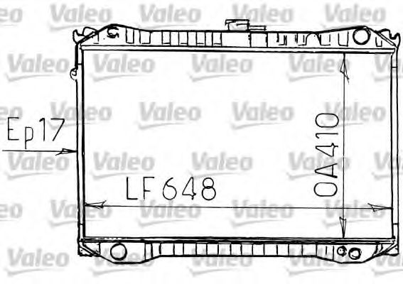 VALEO 731187 Радиатор, охлаждение двигателя для NISSAN (Ниссан) VALEO 731187 Радиатор, охлаждение двигателя для NISSAN (Ниссан)