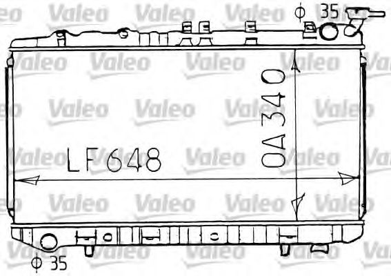 VALEO 731192 Радиатор, охлаждение двигателя для NISSAN PRIMERA (Ниссан Примера) VALEO 731192 Радиатор, охлаждение двигателя для NISSAN PRIMERA (Ниссан Примера)