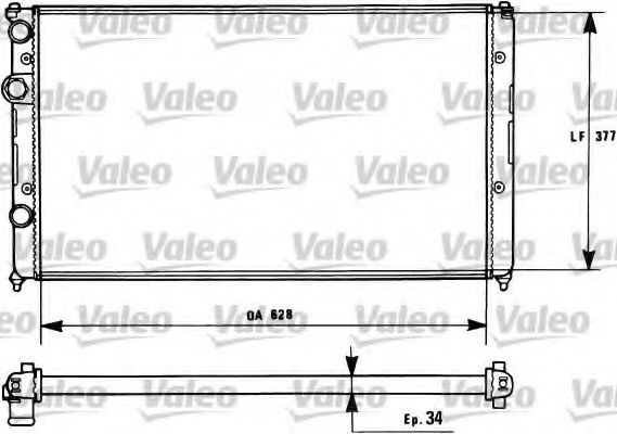 VALEO 731267 Радиатор, охлаждение двигателя для VOLKSWAGEN DERBY (Фольксваген Дэрбъ) VALEO 731267 Радиатор, охлаждение двигателя для VOLKSWAGEN DERBY (Фольксваген Дэрбъ)
