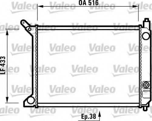VALEO 731413 Радиатор, охлаждение двигателя для ROVER (Ровер) VALEO 731413 Радиатор, охлаждение двигателя для ROVER (Ровер)