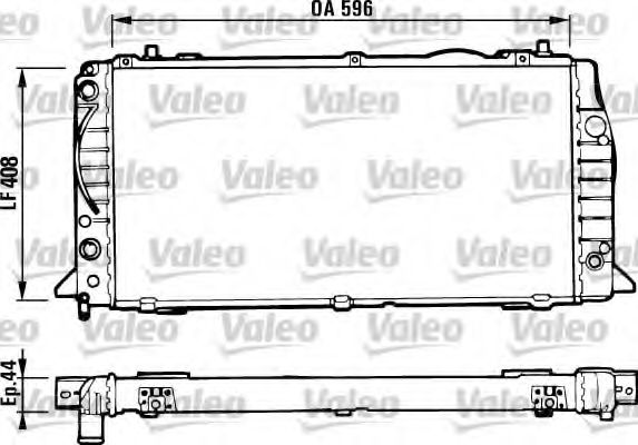 VALEO 731428 Радиатор, охлаждение двигателя для AUDI 90 (Ауди 90) VALEO 731428 Радиатор, охлаждение двигателя для AUDI 90 (Ауди 90)