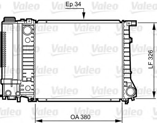 VALEO 731509 Радиатор, охлаждение двигателя для BMW 3 (Бмв 3) VALEO 731509 Радиатор, охлаждение двигателя для BMW 3 (Бмв 3)