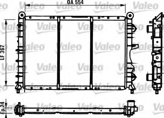 VALEO 731590 Радиатор, охлаждение двигателя для FIAT TEMPRA (Фиат Тэмпра) VALEO 731590 Радиатор, охлаждение двигателя для FIAT TEMPRA (Фиат Тэмпра)