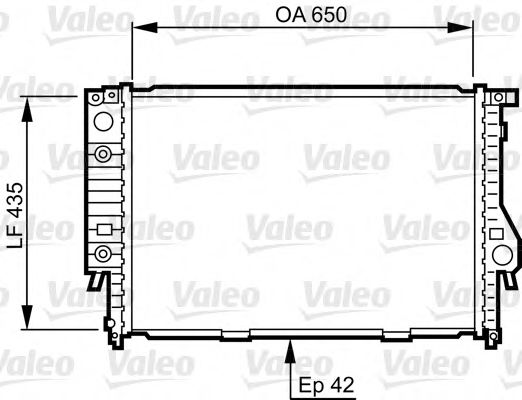 VALEO 732099 Радиатор, охлаждение двигателя для BMW 7 (Бмв 7) VALEO 732099 Радиатор, охлаждение двигателя для BMW 7 (Бмв 7)