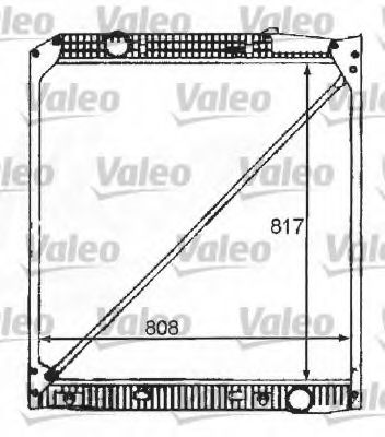 VALEO 732215 Радиатор, охлаждение двигателя 
