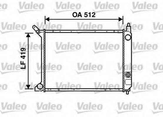 VALEO 732364 Радиатор, охлаждение двигателя для ROVER (Ровер) VALEO 732364 Радиатор, охлаждение двигателя для ROVER (Ровер)