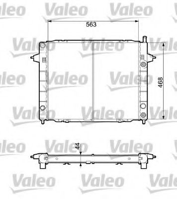 VALEO 732432 Радиатор, охлаждение двигателя для OPEL (Опель) VALEO 732432 Радиатор, охлаждение двигателя для OPEL (Опель)
