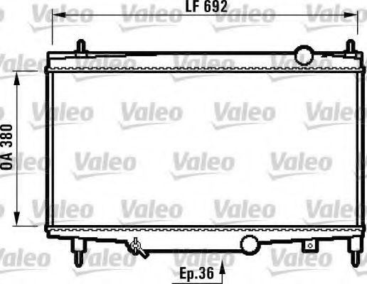 VALEO 732492 Радиатор, охлаждение двигателя для PEUGEOT (Пежо) VALEO 732492 Радиатор, охлаждение двигателя для PEUGEOT (Пежо)
