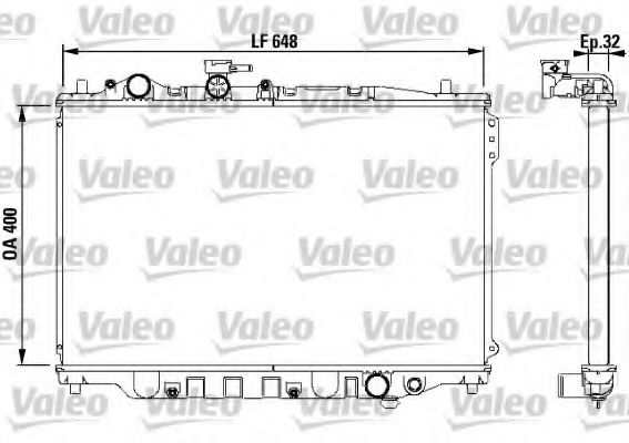 VALEO 732538 Радиатор, охлаждение двигателя для MAZDA 626 II (Мазда 626 2) VALEO 732538 Радиатор, охлаждение двигателя для MAZDA 626 II (Мазда 626 2)