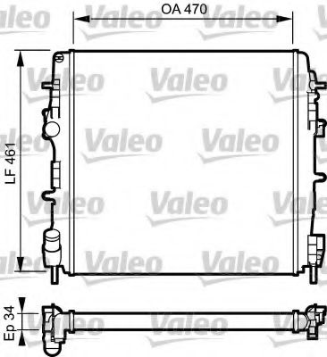 VALEO 732687 Радиатор, охлаждение двигателя для RENAULT KANGOO (Рено Кангу) VALEO 732687 Радиатор, охлаждение двигателя для RENAULT KANGOO (Рено Кангу)