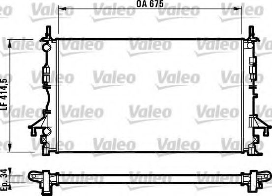 VALEO 732828 Радиатор, охлаждение двигателя для RENAULT VEL SATIS (Рено Вел сатис) VALEO 732828 Радиатор, охлаждение двигателя для RENAULT VEL SATIS (Рено Вел сатис)