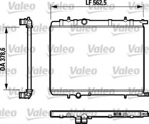 VALEO 732892 Радиатор, охлаждение двигателя для PEUGEOT (Пежо) VALEO 732892 Радиатор, охлаждение двигателя для PEUGEOT (Пежо)