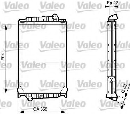 VALEO 733499 Радиатор, охлаждение двигателя для VOLVO (Вольво) VALEO 733499 Радиатор, охлаждение двигателя для VOLVO (Вольво)