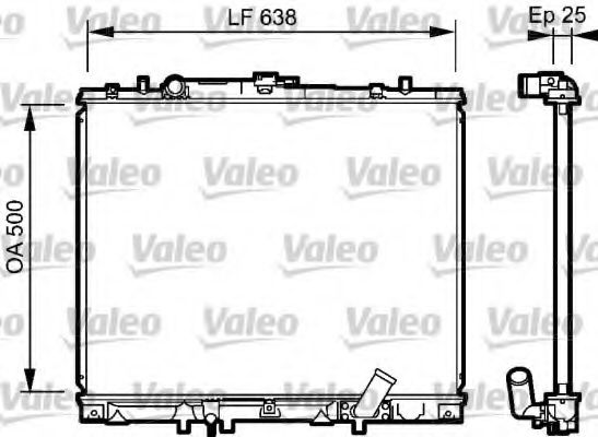 VALEO 734424 Радиатор, охлаждение двигателя для MITSUBISHI CHALLENGER (Митсубиши/митсубиси Чаллэнгэр) VALEO 734424 Радиатор, охлаждение двигателя для MITSUBISHI CHALLENGER (Митсубиши/митсубиси Чаллэнгэр)