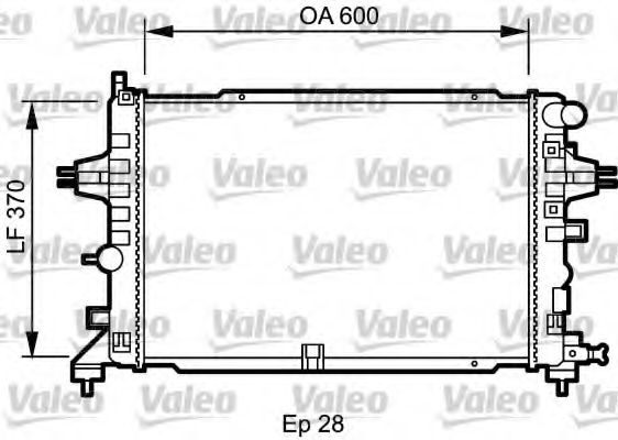 VALEO 734432 Радиатор, охлаждение двигателя для OPEL ASTRA H HATCH (Опель Астра н хэтчбек) VALEO 734432 Радиатор, охлаждение двигателя для OPEL ASTRA H HATCH (Опель Астра н хэтчбек)
