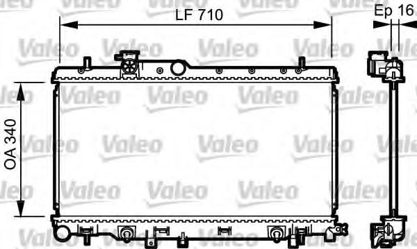 VALEO 734465 Радиатор, охлаждение двигателя для SUBARU LIBERTY OUTBACK (Субару Либэртъ аутбэк) VALEO 734465 Радиатор, охлаждение двигателя для SUBARU LIBERTY OUTBACK (Субару Либэртъ аутбэк)