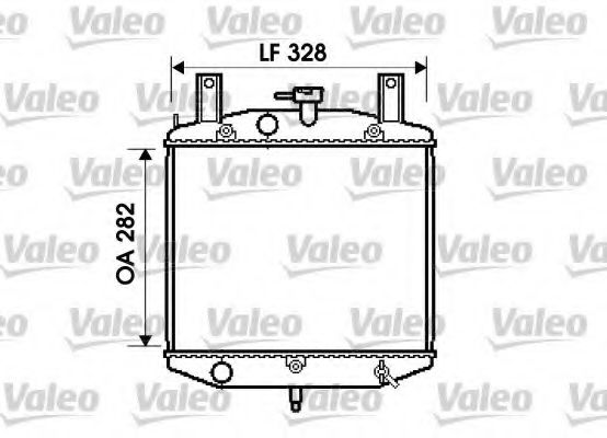 VALEO 734758 Радиатор, охлаждение двигателя для DAIHATSU CUORE III (Дайхатсу Cуорэ 3) VALEO 734758 Радиатор, охлаждение двигателя для DAIHATSU CUORE III (Дайхатсу Cуорэ 3)