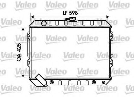 VALEO 734809 Радиатор, охлаждение двигателя для MITSUBISHI MONTERO (Митсубиши/митсубиси Монтэро) VALEO 734809 Радиатор, охлаждение двигателя для MITSUBISHI MONTERO (Митсубиши/митсубиси Монтэро)