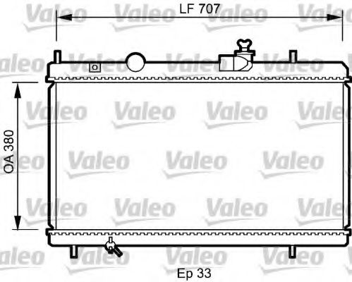 VALEO 735068 Радиатор, охлаждение двигателя для PEUGEOT (Пежо) VALEO 735068 Радиатор, охлаждение двигателя для PEUGEOT (Пежо)
