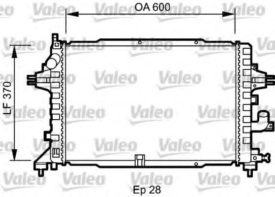 VALEO 735080 Радиатор, охлаждение двигателя для OPEL ASTRA H HATCH (Опель Астра н хэтчбек) VALEO 735080 Радиатор, охлаждение двигателя для OPEL ASTRA H HATCH (Опель Астра н хэтчбек)