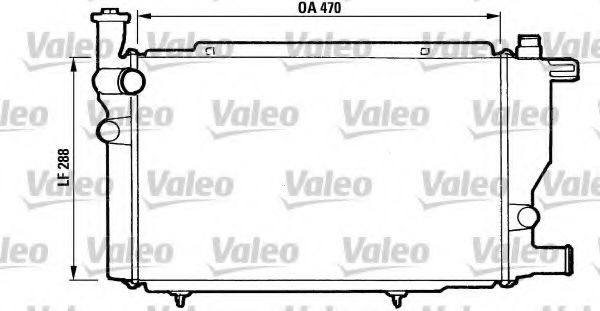VALEO 810892 Радиатор, охлаждение двигателя для PEUGEOT 205 II (Пежо 205 2) VALEO 810892 Радиатор, охлаждение двигателя для PEUGEOT 205 II (Пежо 205 2)
